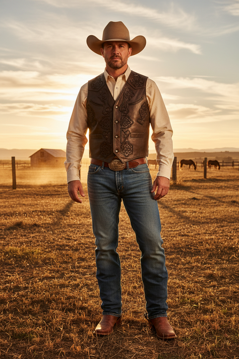 "BROKE-IN" Cowboy Jackets and Vests