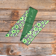 Green Western Skinny Mini Wild Rag Scarf / Cowgirl Necktie #TW131