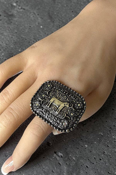 WESTERN COUNTY FAIR CHAMP STATEMENT CUFF RING