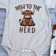 Western NEW TO THE HERD 3pc baby boutique set 2601089M