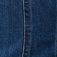 SHOULDER TIE CORSET DENIM TOP: DENIM / S