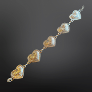 Trucker Hat Chain for Baseball Cap - Western Tooled Hearts