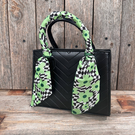 Green Western Skinny Mini Wild Rag Scarf / Cowgirl Necktie #TW131