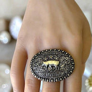 WESTERN TOP LIVESTOCK STATEMENT CUFF RING