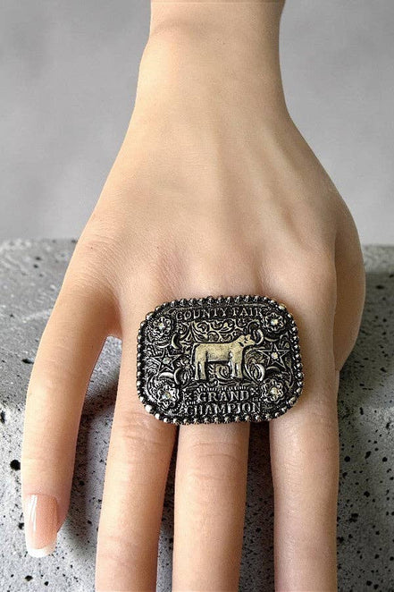 WESTERN COUNTY FAIR CHAMP STATEMENT CUFF RING