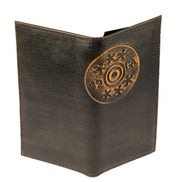 Shotshell Burnished Leather Secretary Wallet