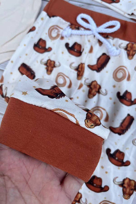 Western NEW TO THE HERD 3pc baby boutique set 2601089M