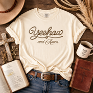 Yeehaw and Amen Christian Graphic Tee