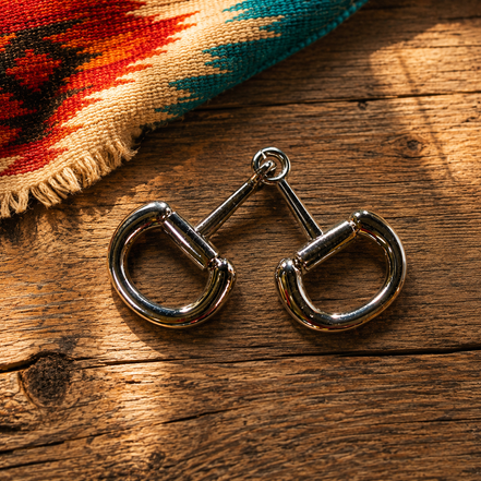 Skinny Mini Silver Snaffle Bit Adapter #TWSN102