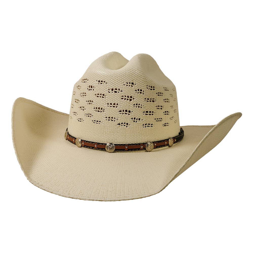 New Western Cowboy Straw Hat - Style Coyote