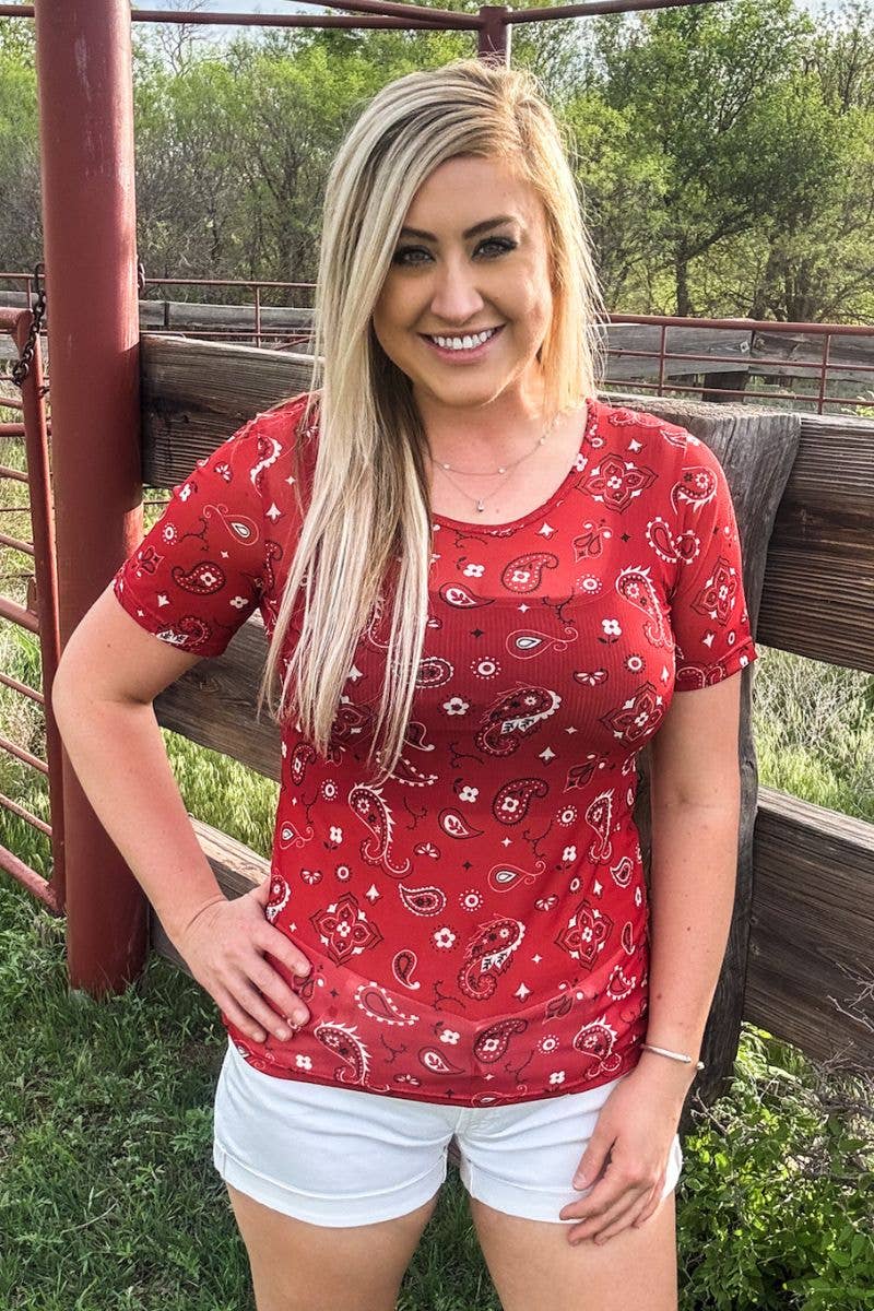 Bandana Babe Short Sleeve Mesh