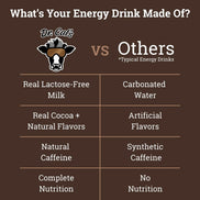 Dr. Cal's Energized Milk Chocolate Milk Energy Drink - 12PK