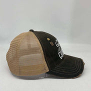 God’s Country Distressed Embroidered Trucker Cap Hat