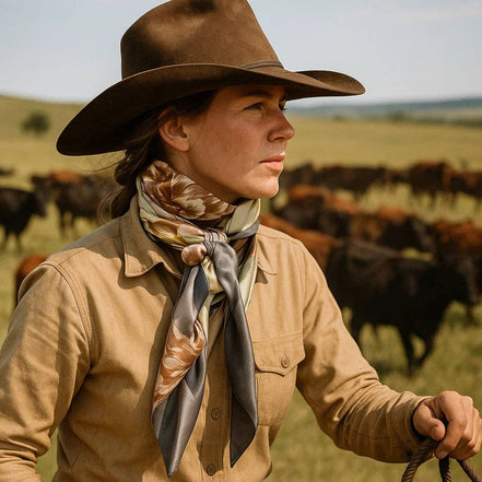 Field of Wild Flowers Wild Rag - Western Scarf
