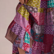Love's Patchwork Skirt In Multicolor