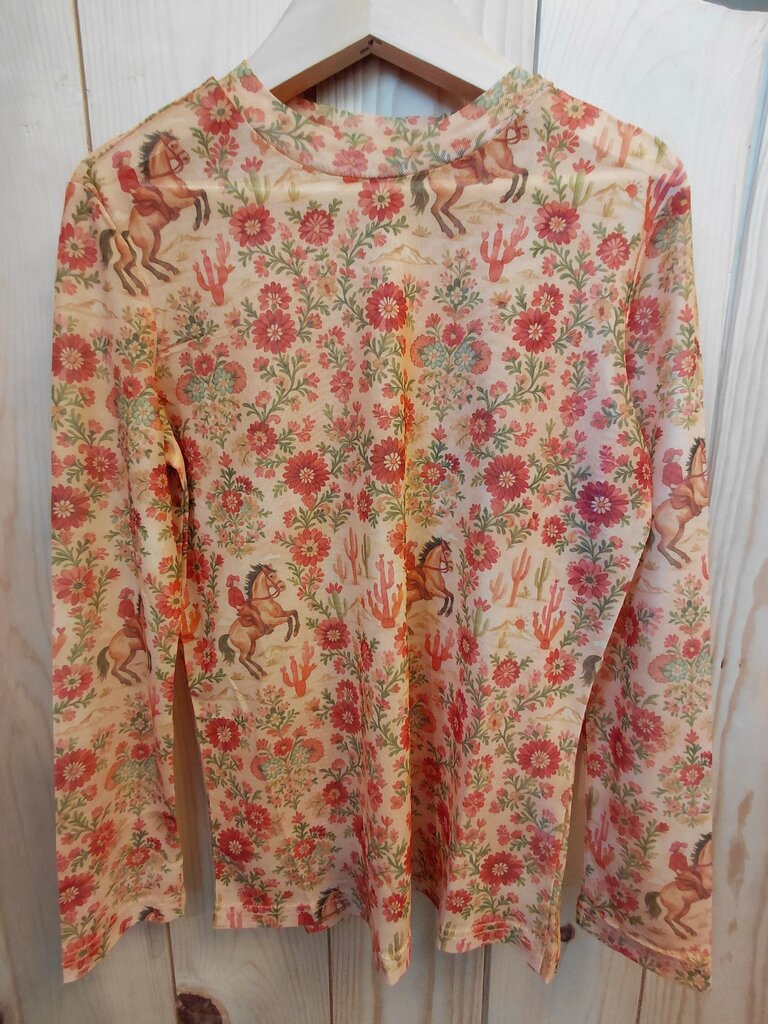 Twisted Filly Floral Long Sleeve Shirt