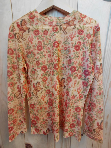 Twisted Filly Floral Long Sleeve Shirt