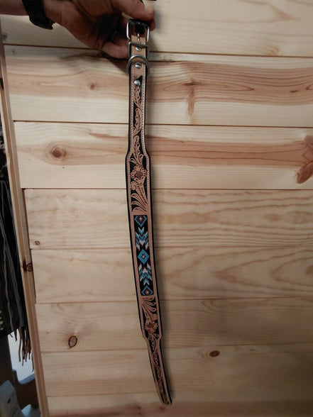 Westrian Leather Belt with Decorative Embellishments