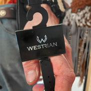 Westrian Leather Beaded Guitar Strap