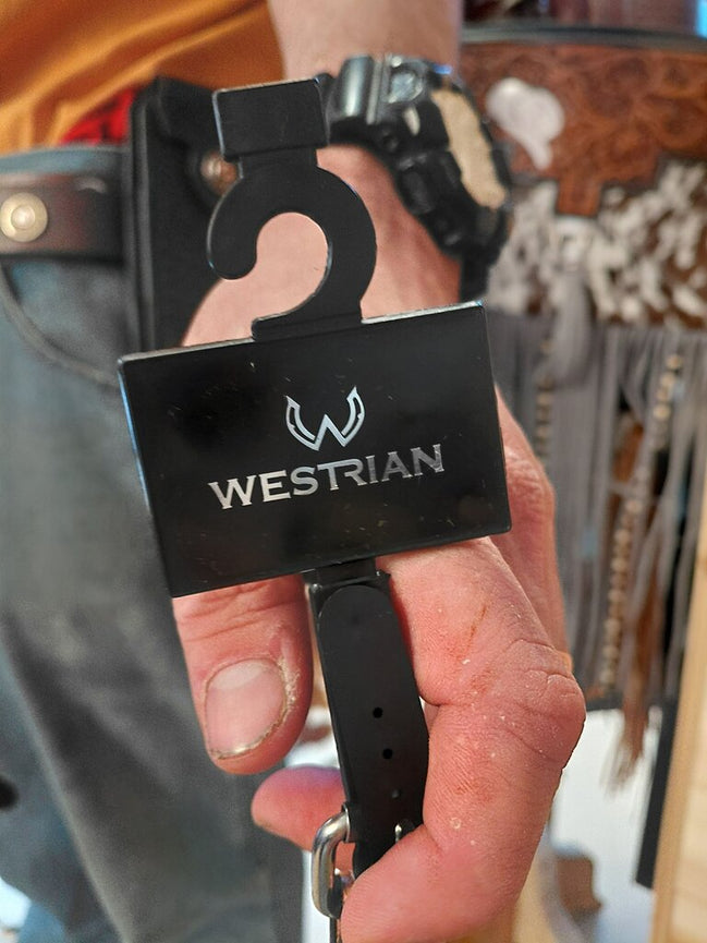 Westrian Leather Beaded Guitar Strap