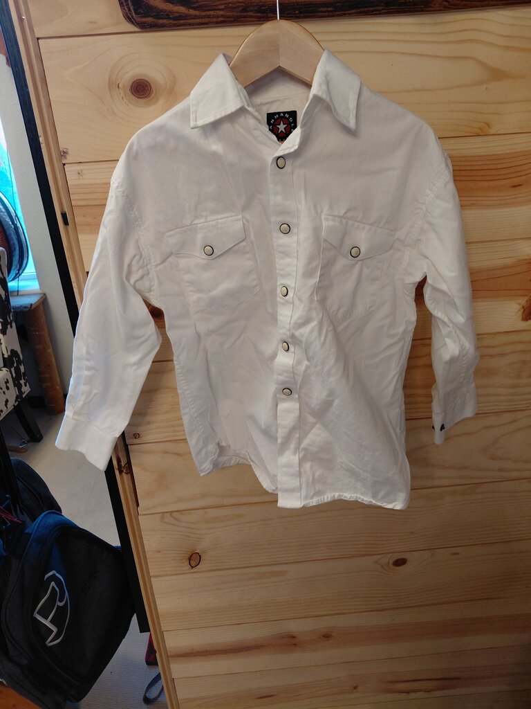 Panhandle Slim White Long Sleeve Shirt
