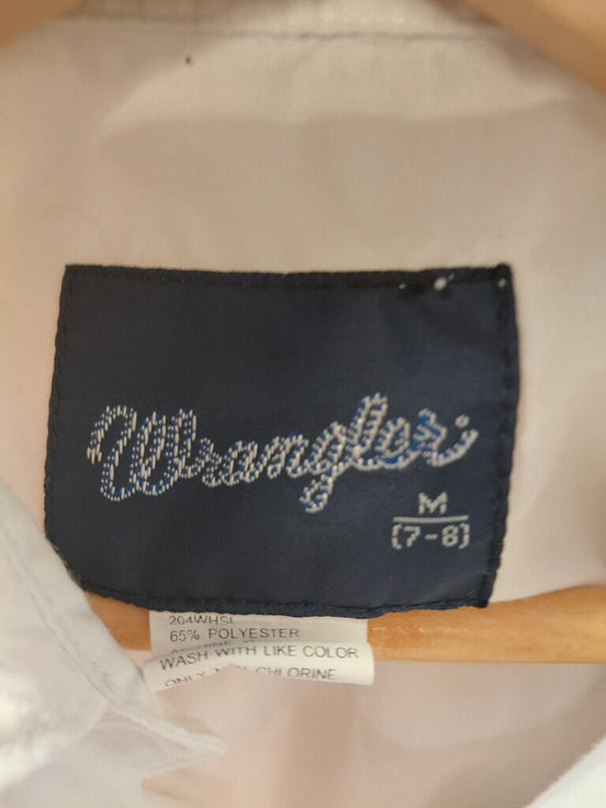 Wrangler White Button-Up Shirt