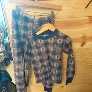 Wormser Boys' Plaid Pajama Set