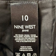 Nine West Black Pleated Skirt