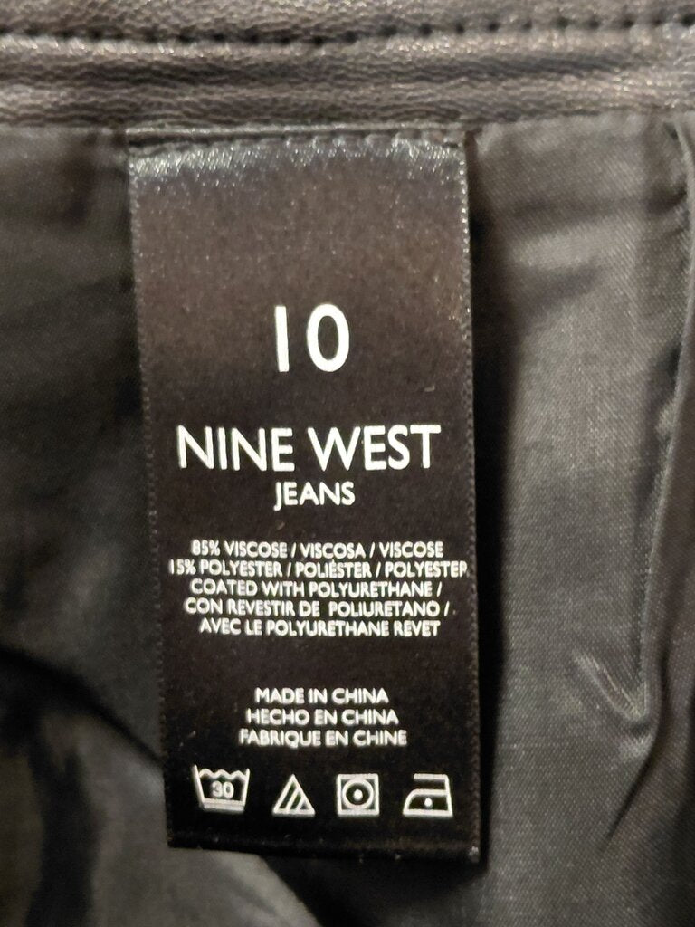 Nine West Black Pleated Skirt