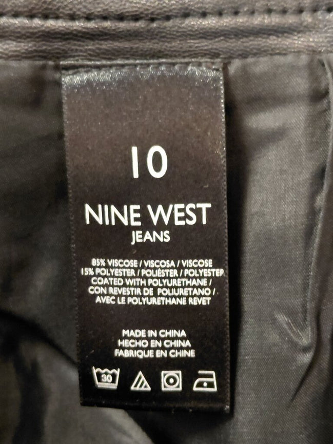 Nine West Black Pleated Skirt