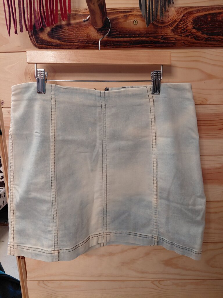 Free People Denim Mini Skirt