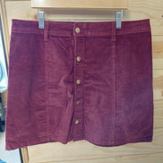 Celebrity Pink Corduroy Mini Skirt