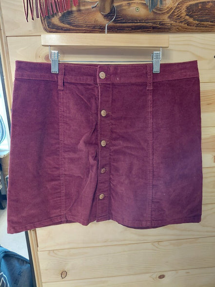 Celebrity Pink Corduroy Mini Skirt