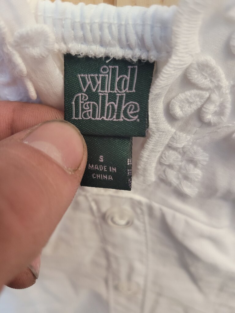 Wild Fable Women's White Summer Dress