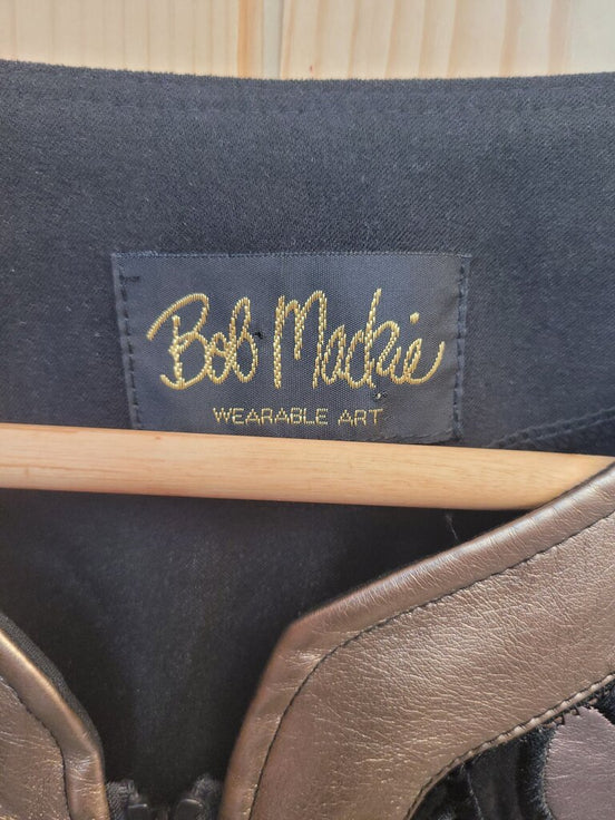 Bob Mackie Black Embroidered Jacket