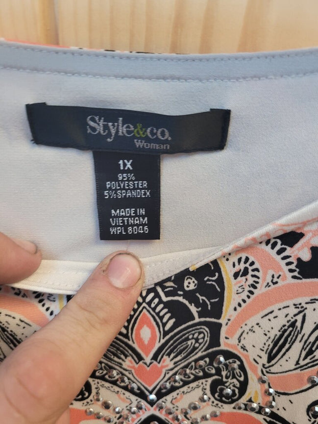 Style&co. Women's Floral Tunic