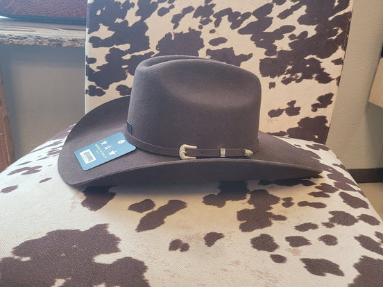 American Hat Company Brown Felt Cowboy Hat
