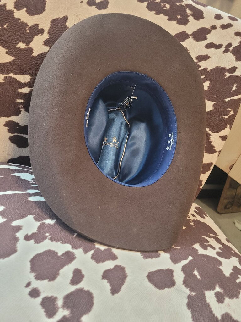 American Hat Company Brown Felt Cowboy Hat