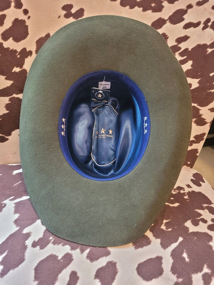 Green Wool Cowboy Hat