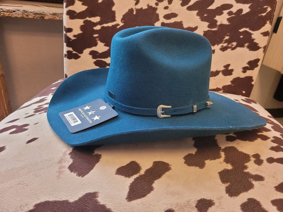 Teal Western Cowboy Hat