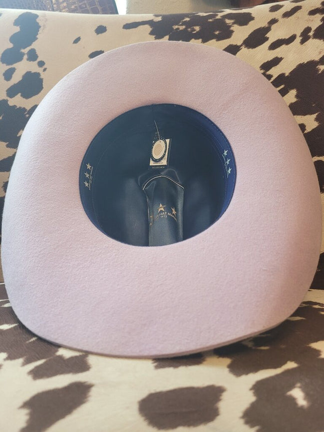 Pink Felt Cowboy Hat