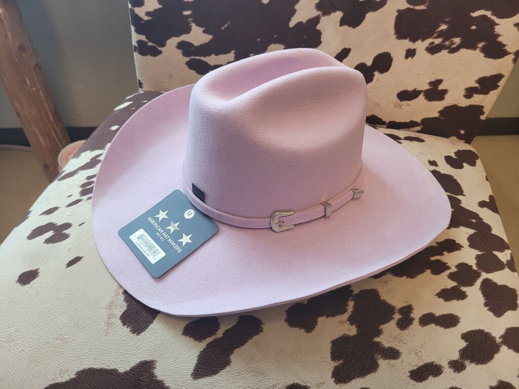 Pink Felt Cowboy Hat