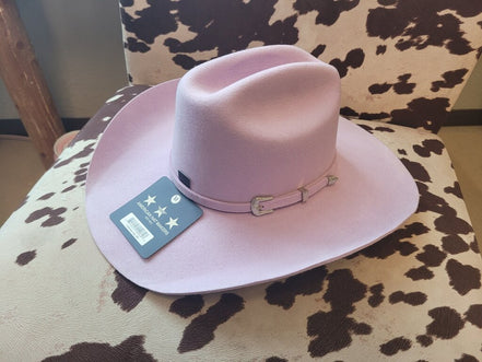 Pink Felt Cowboy Hat