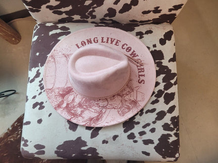 Long Live Cowgirls Pink Hat