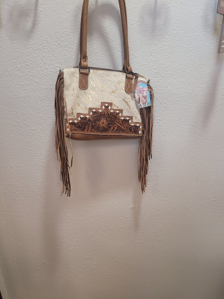 Fringe Leather Handbag