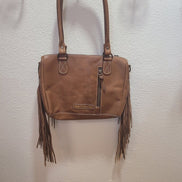 Fringe Cowhide Handbag