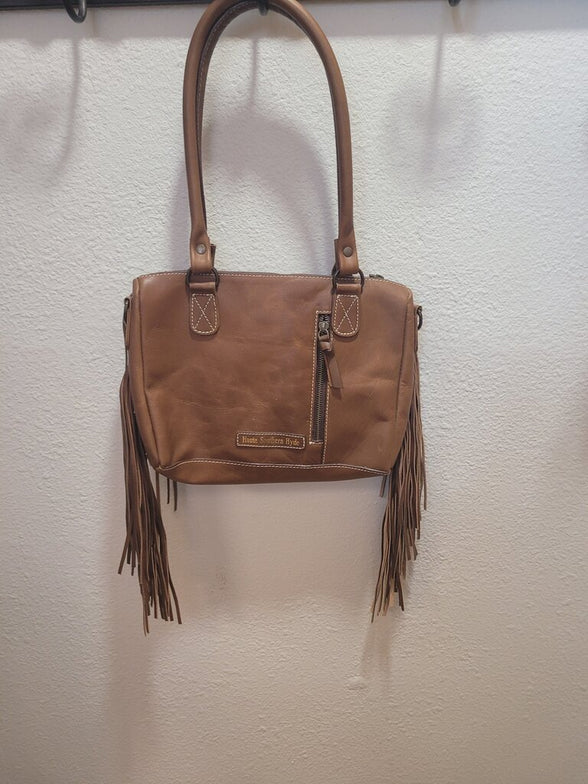 Fringe Cowhide Handbag