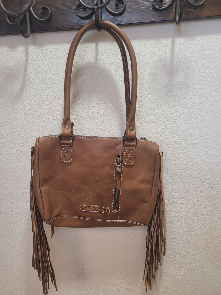 Fringe Cowhide Handbag