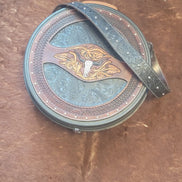 Western Style Round Crossbody Bag
