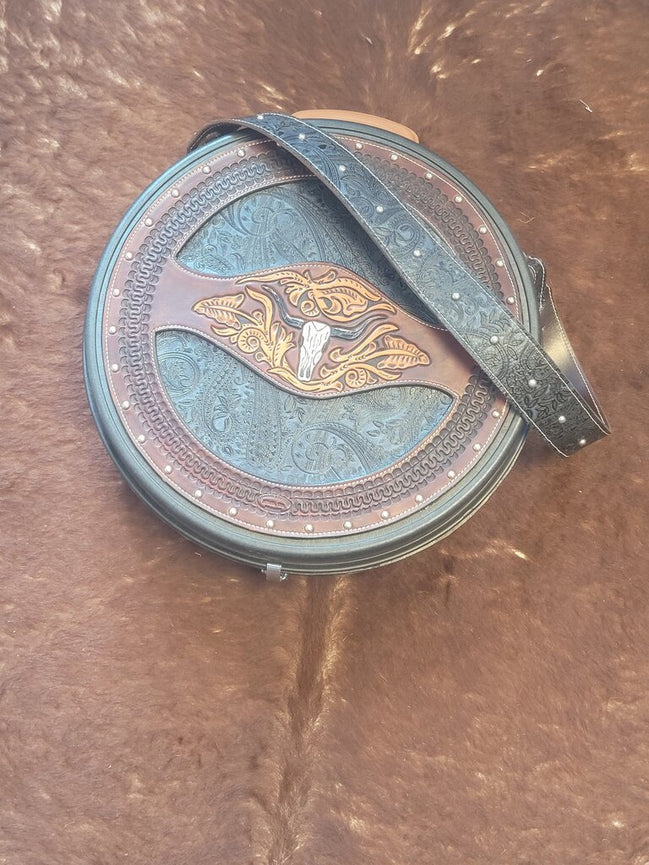 Western Style Round Crossbody Bag